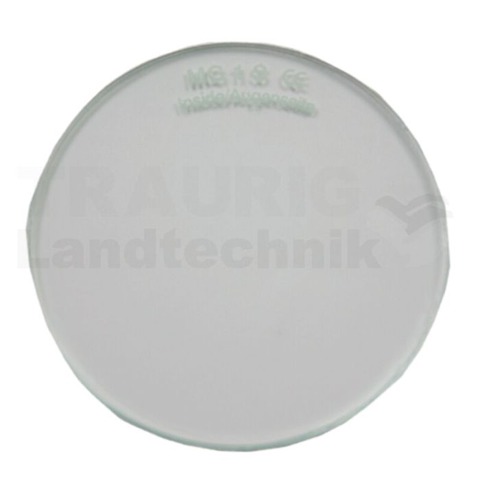 Brillenglas, Verbundglas, klar 50x3mm