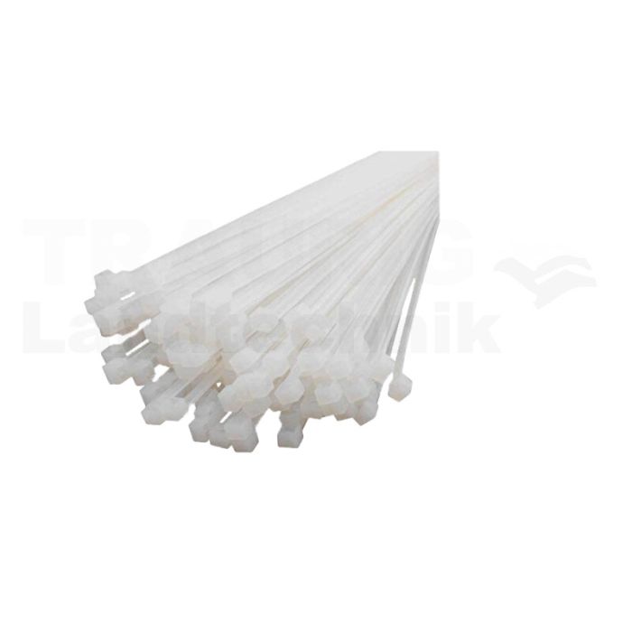 VPE100 Kabelbinder 368x4,8mm weiß VPE100 Kabelbinder 368x4,8mm weiß
