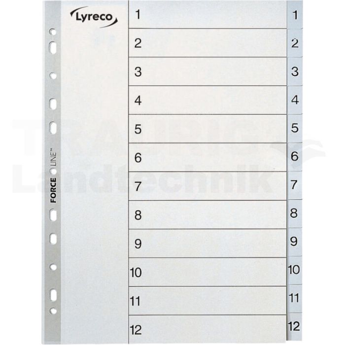 Kunststoff- Register A4 Kunststoff- Register A4