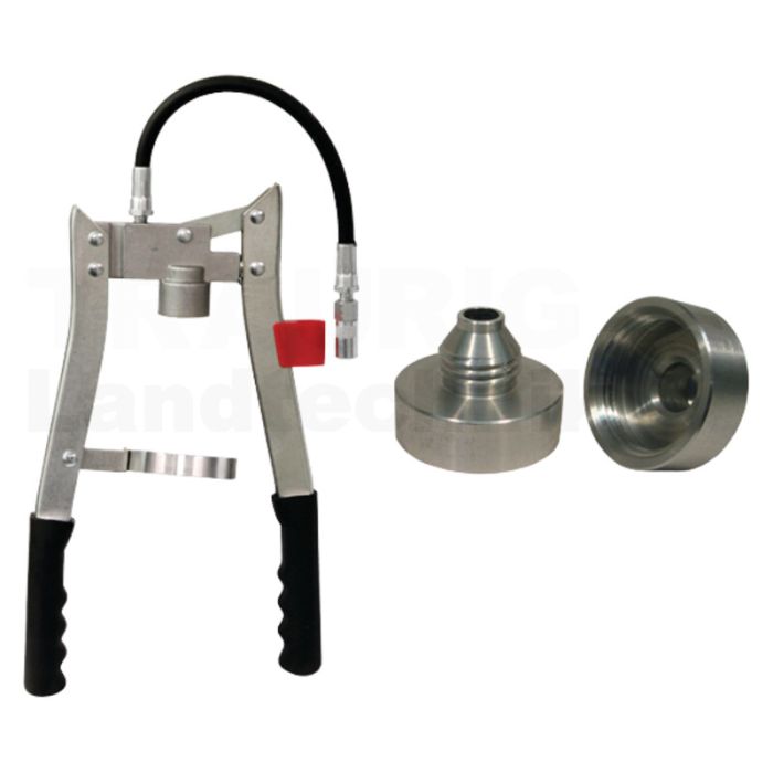 Zweihandfettpresse + Kartuschenadapter