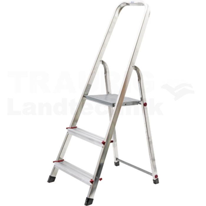 Leiter, Trittleiter Alu 1x3 Stufen Leiter, Trittleiter Alu 1x3 Stufen