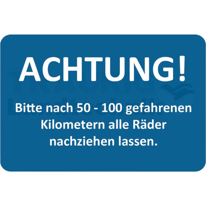 Aufkleber "Radschrauben" Aufkleber "Radschrauben"