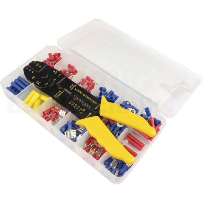 Crimp-Set 175-teilig mit Crimpzange Crimp-Set 175-teilig mit Crimpzange