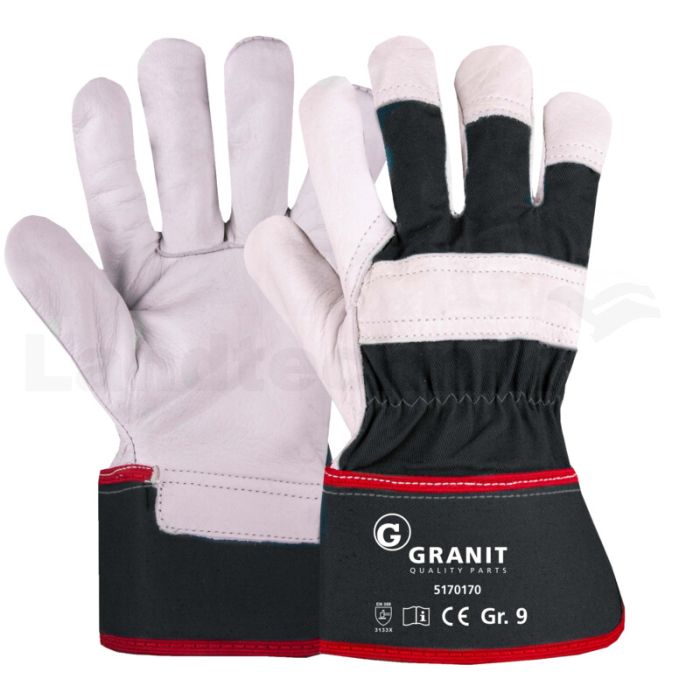 VPE12 Vollleder-Handschuh, Gr. 9
