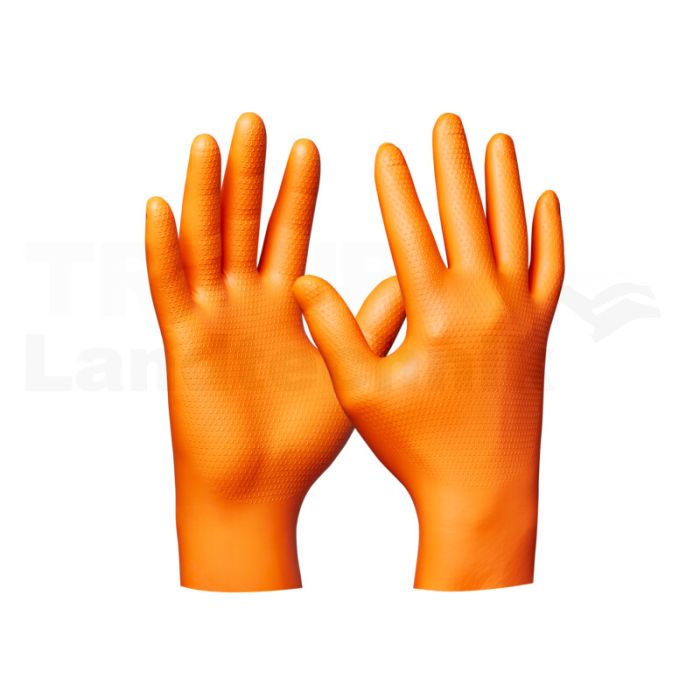 VPE50 Einweghandschuh "Orange Nitril", Gr. 11