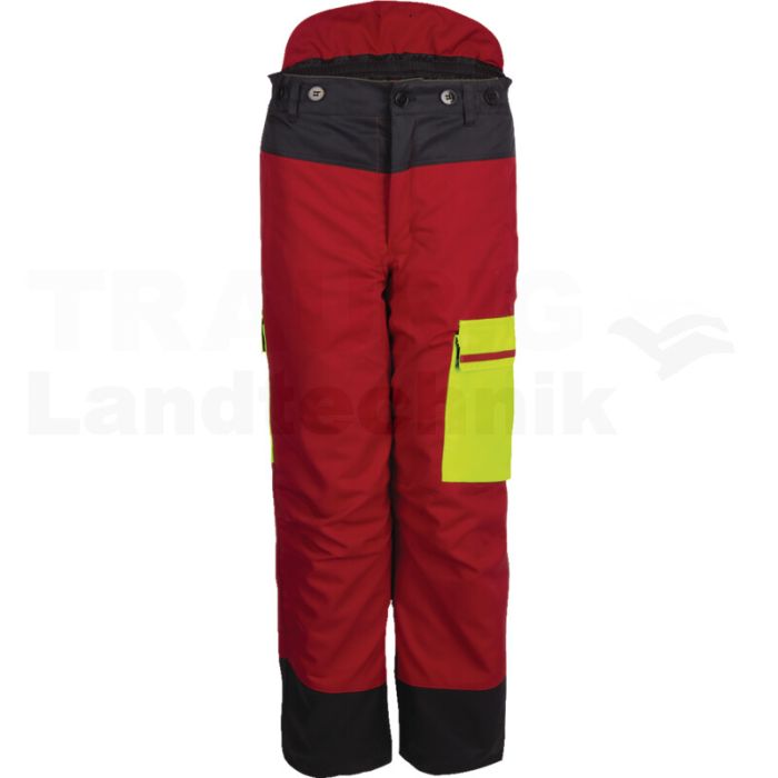 Schnittschutz Bundhose Forest Jack Red