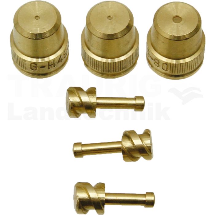 Hohlkegeldüsen, 2 x Ø 1 mm, 1 x Ø 2 mm Hohlkegeldüsen, 2 x Ø 1 mm, 1 x Ø 2 mm
