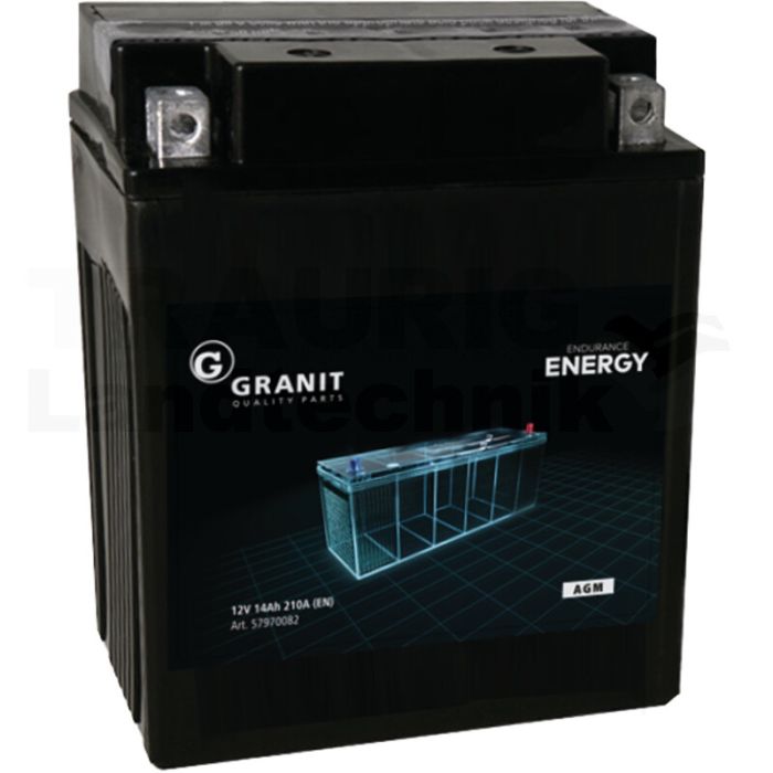 Batterie AGM 12V 14Ah + Rechts