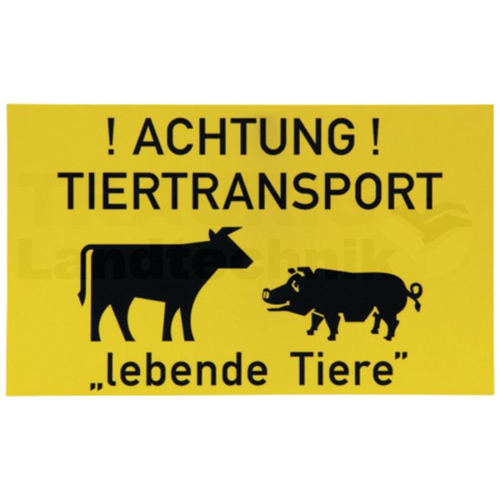 Tiertransporterschild