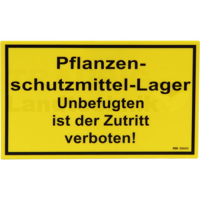 Verbotsschild "Pflanzenschutzmittel"