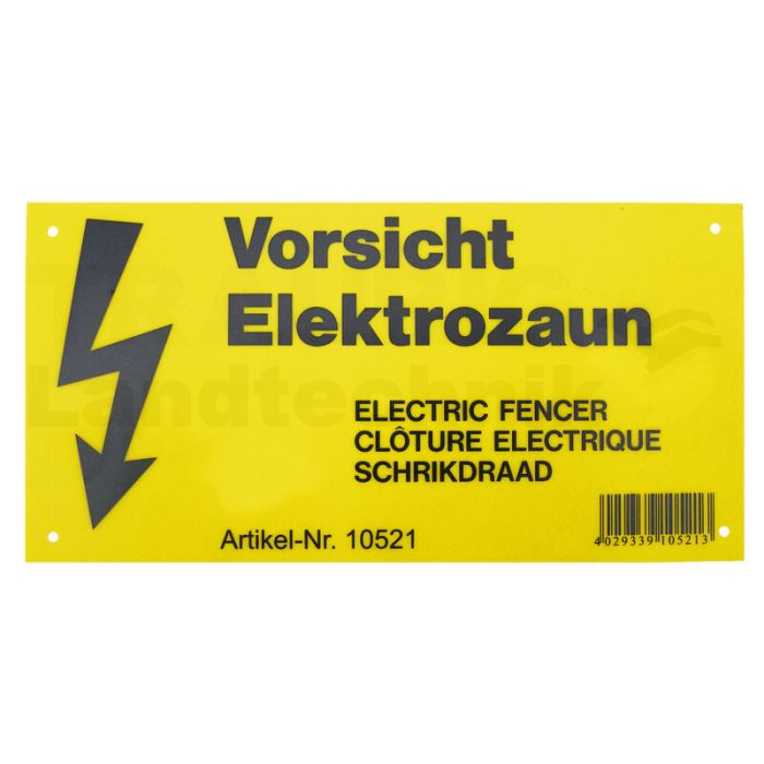 Warnschild