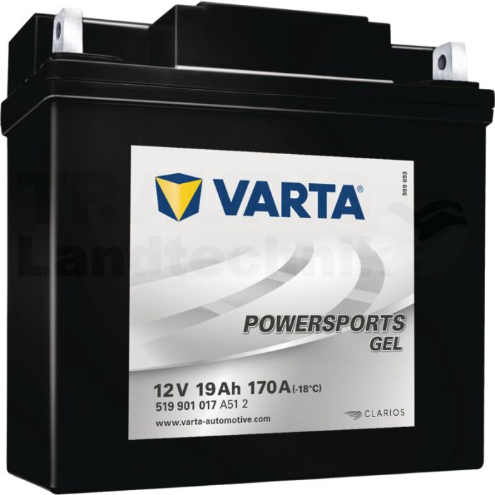 Batterie Powersports Gel 12 V / 19 Ah