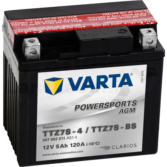 Batterie POWERSPORTS AGM 12 V / 5 Ah
