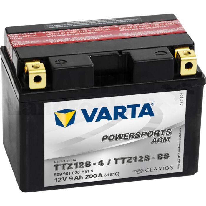 Batterie POWERSPORTS AGM 12 V / 9 Ah