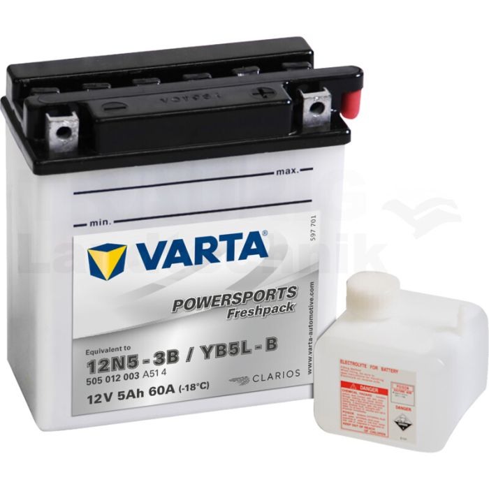 Batterie POWERSPORTS Freshpack 12 V / 5 