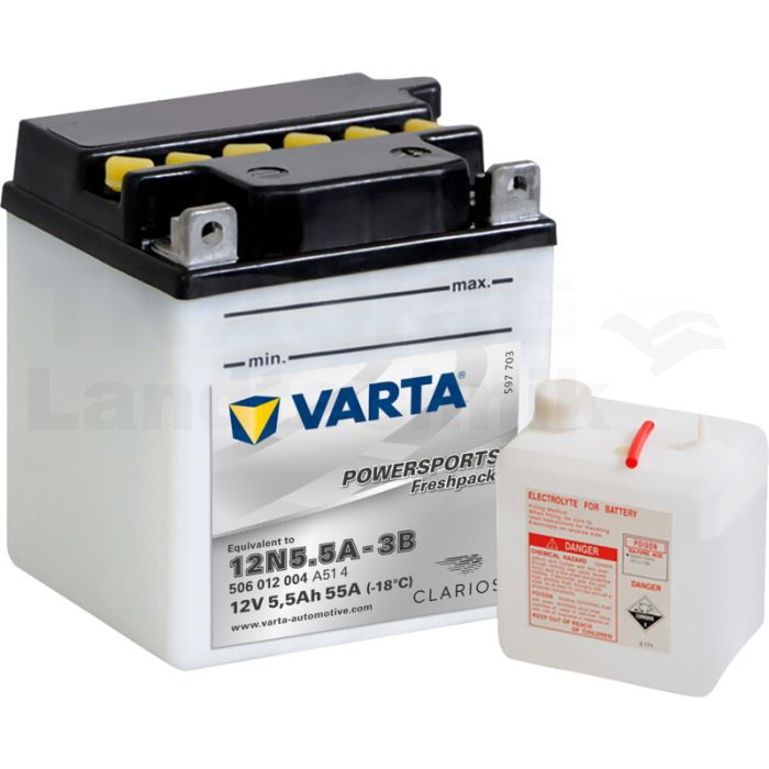 Batterie POWERSPORTS Freshpack 12 V / 5,