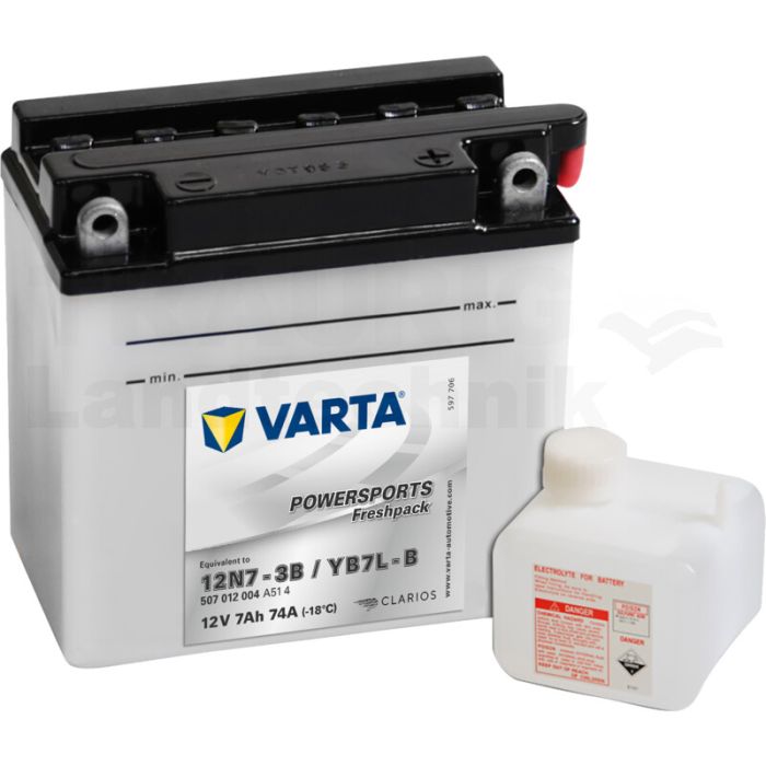 Batterie POWERSPORTS Freshpack 12 V / 7 