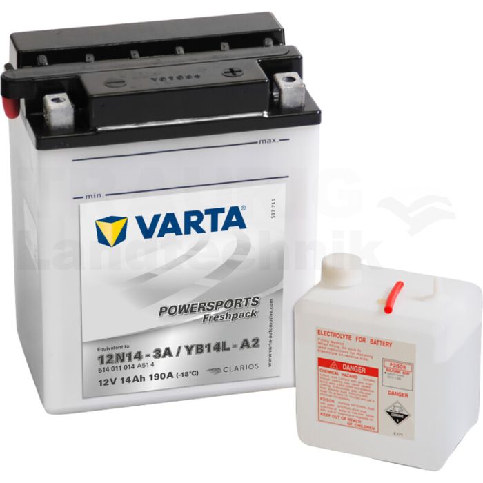 Batterie POWERSPORTS Freshpack 12 V / 14