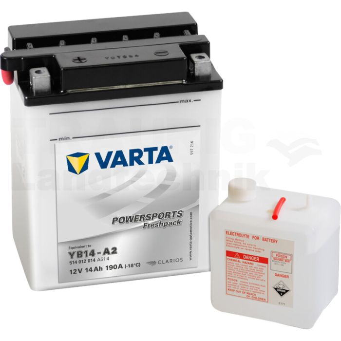 Batterie POWERSPORTS Freshpack 12 V / 14