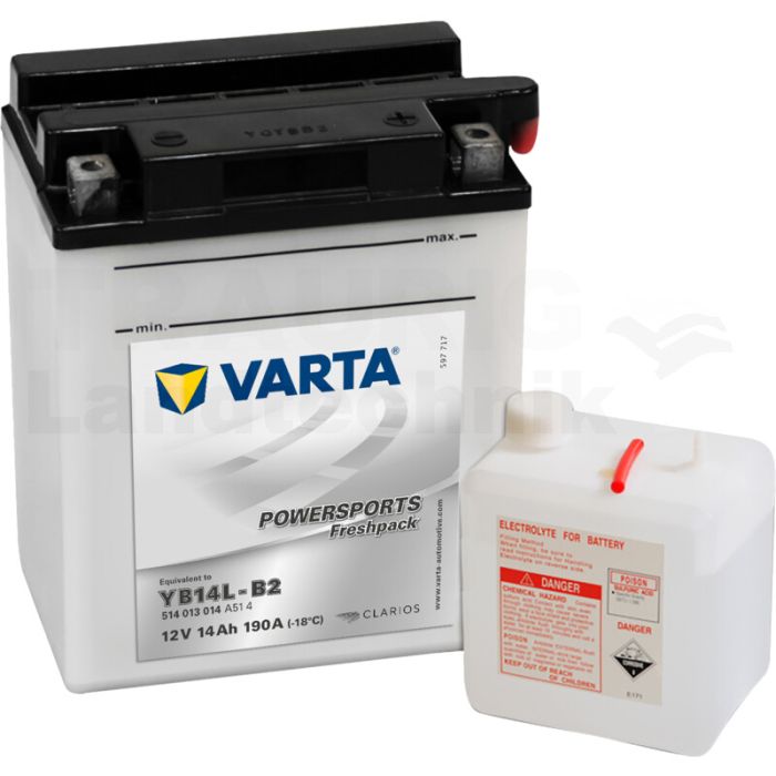 Batterie POWERSPORTS Freshpack 12 V / 14