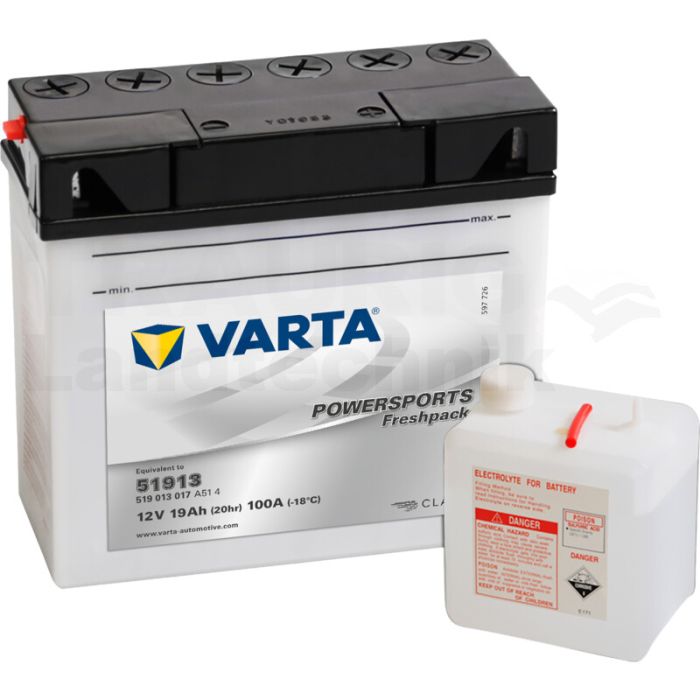 Batterie POWERSPORTS Freshpack 12 V / 19