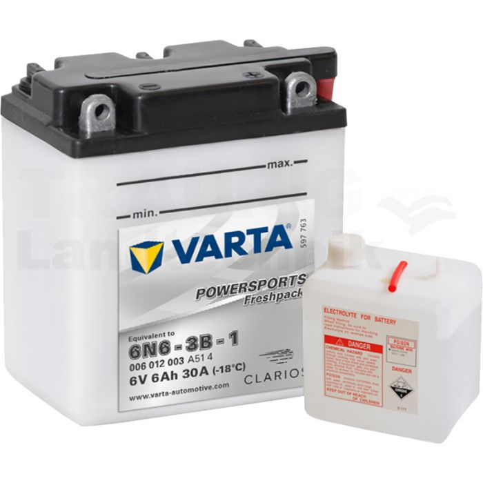 Batterie POWERSPORTS Freshpack 6 V / 6 A