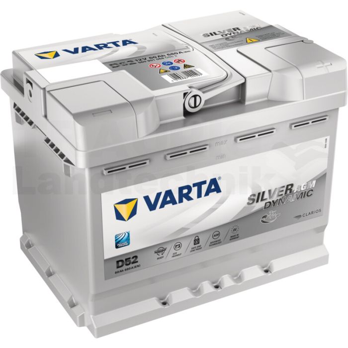 Batterie Silver Dynamic AGM 12 V / 60 Ah