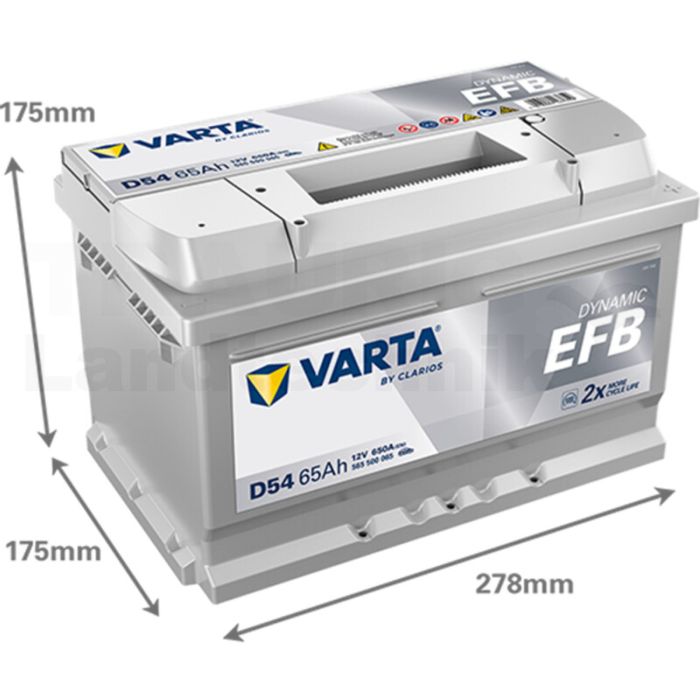 Starterbatterie 12V 65Ah
