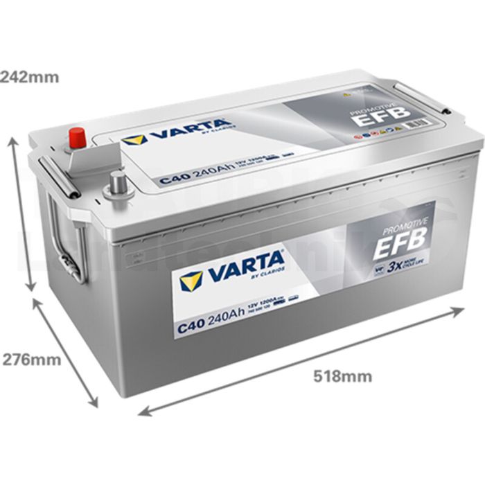 Batterie Promotive EFB 12 V / 240 Ah