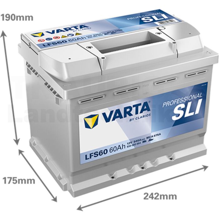 Starterbatterie 12V / 60Ah Starterbatterie 12V / 60Ah