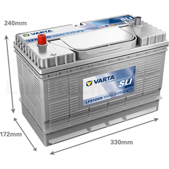 Starterbatterie 12V / 105Ah