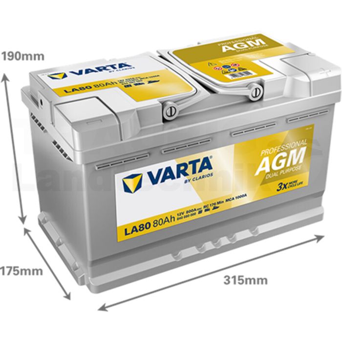 Starterbatterie 12V 80Ah Starterbatterie 12V 80Ah