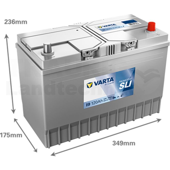 Starterbatterie 12 V / 120 Ah