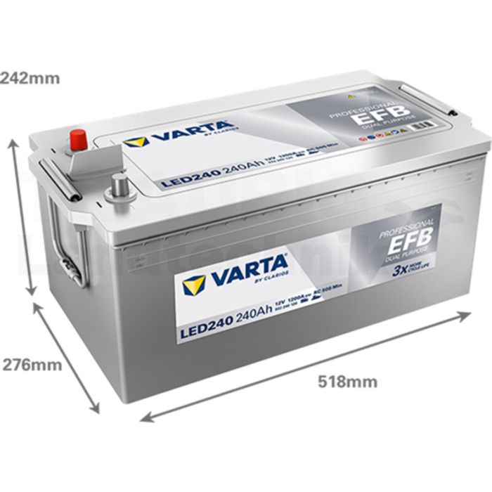 Starterbatterie 12 V 240 Ah Starterbatterie 12 V 240 Ah