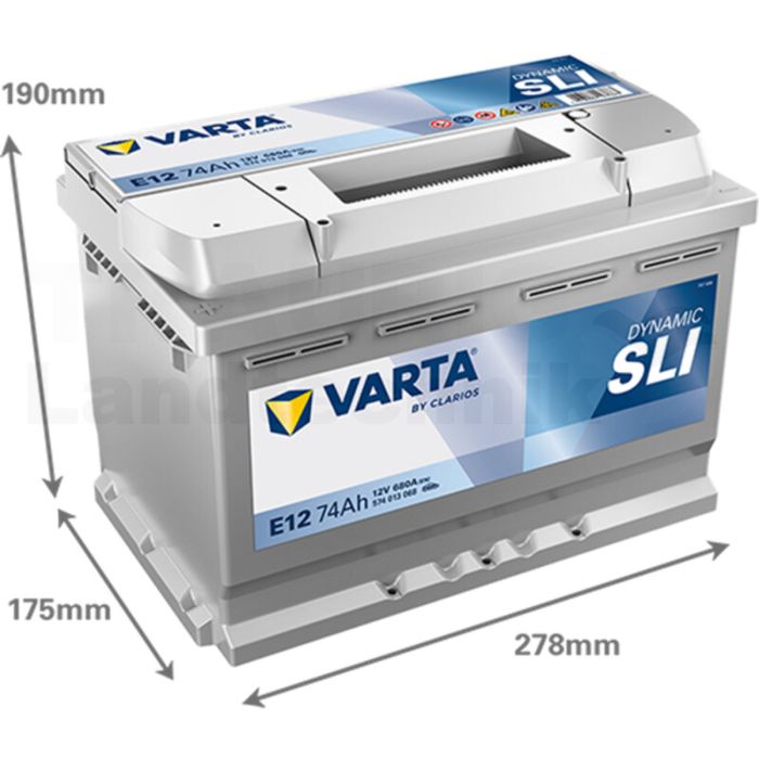 Batterie Blue Dynamic 12 V / 74 Ah