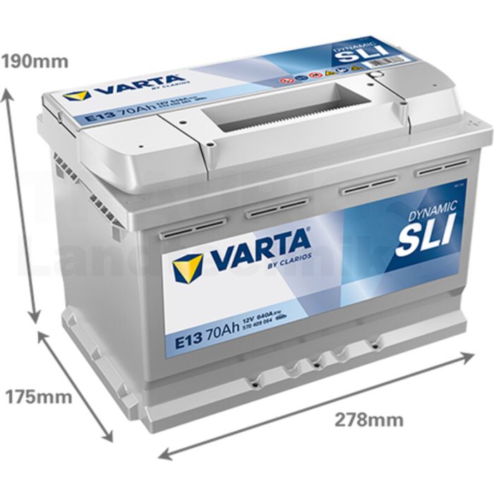 Batterie Black Dynamic 12 V / 70 Ah