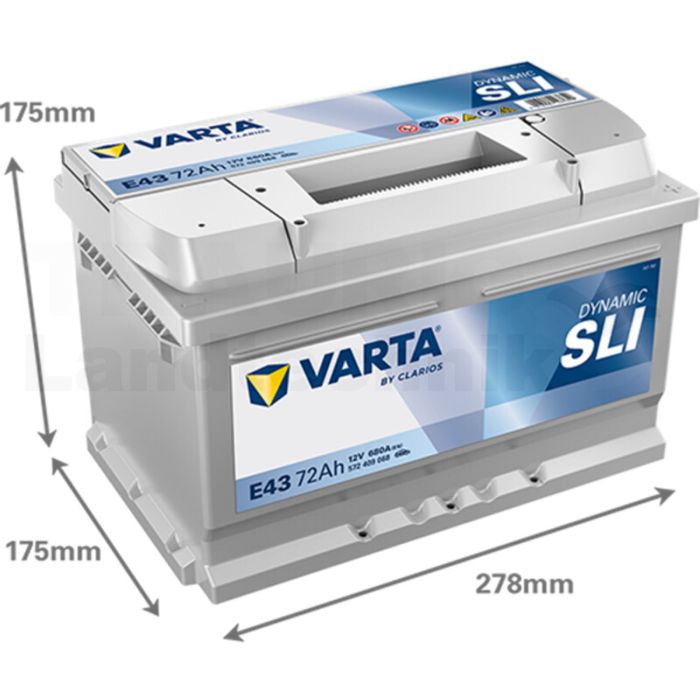 Batterie Blue Dynamic 12 V / 72 Ah