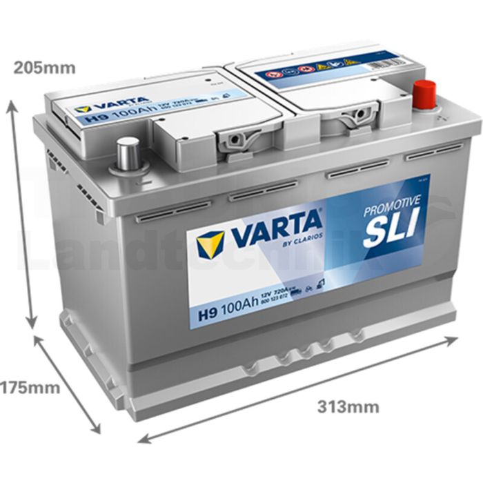 Starterbatterie 12V / 100Ah