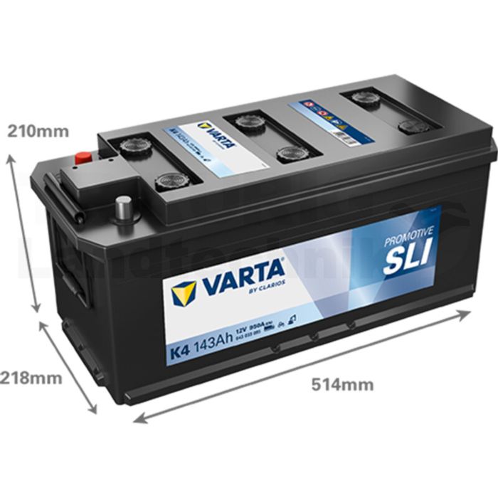 Starterbatterie 12V / 143Ah
