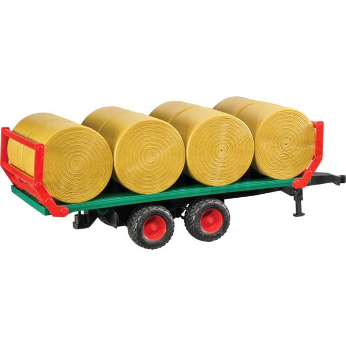 Ballentransportanhänger mit 8 Rundballen Ballentransportanhänger mit 8 Rundballen