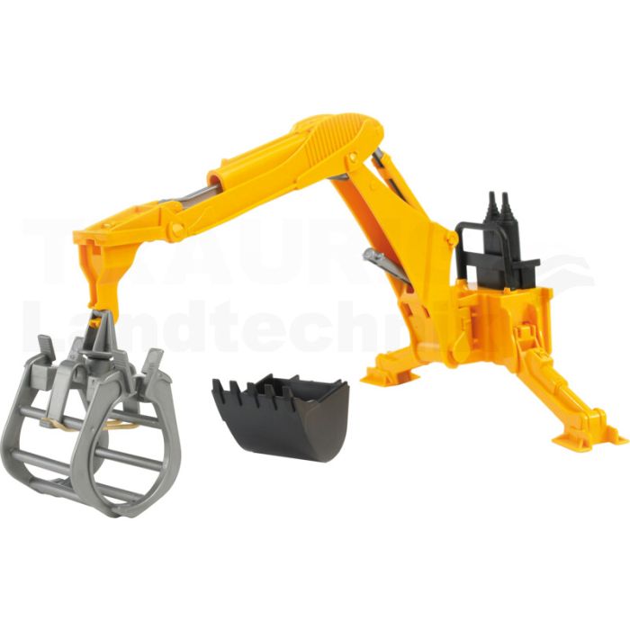 Heckbagger mit Greifer