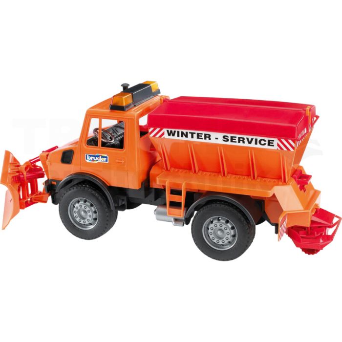 Winterdienst mit Räumschild