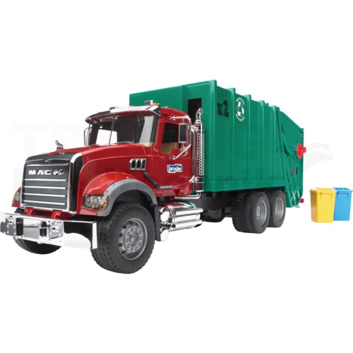 Müll-LKW (rubinrot-grün)