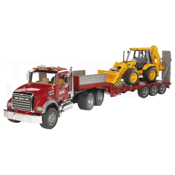 MACK Granite LKW mit Tieflader