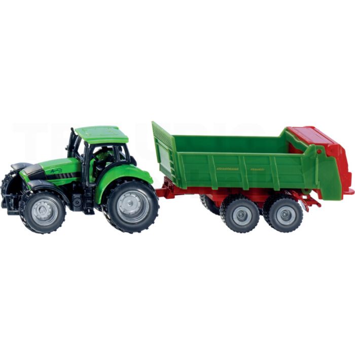 Traktor mit Universalstreuer