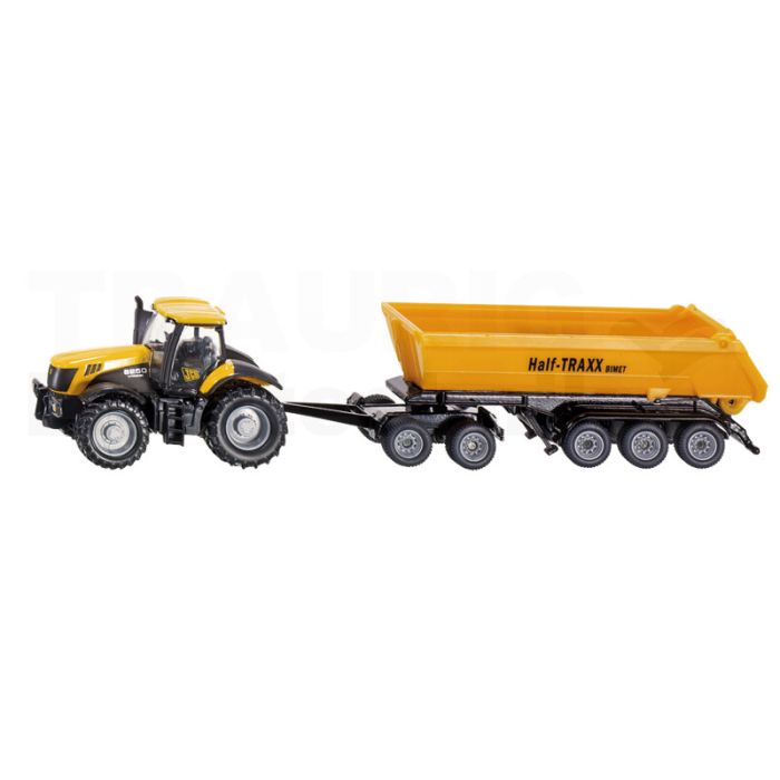 Traktor mit Dolly und Kippmulde