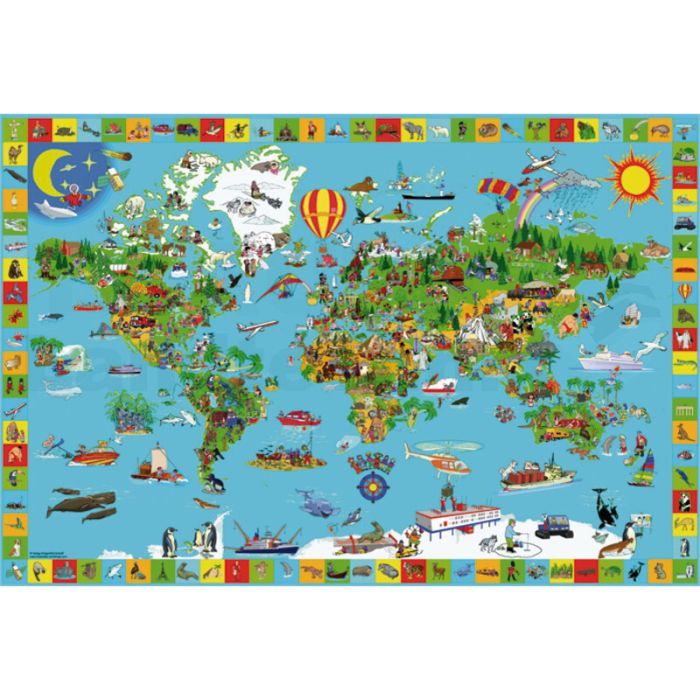 Puzzle, Deine bunte Erde, 200 Teile Puzzle, Deine bunte Erde, 200 Teile