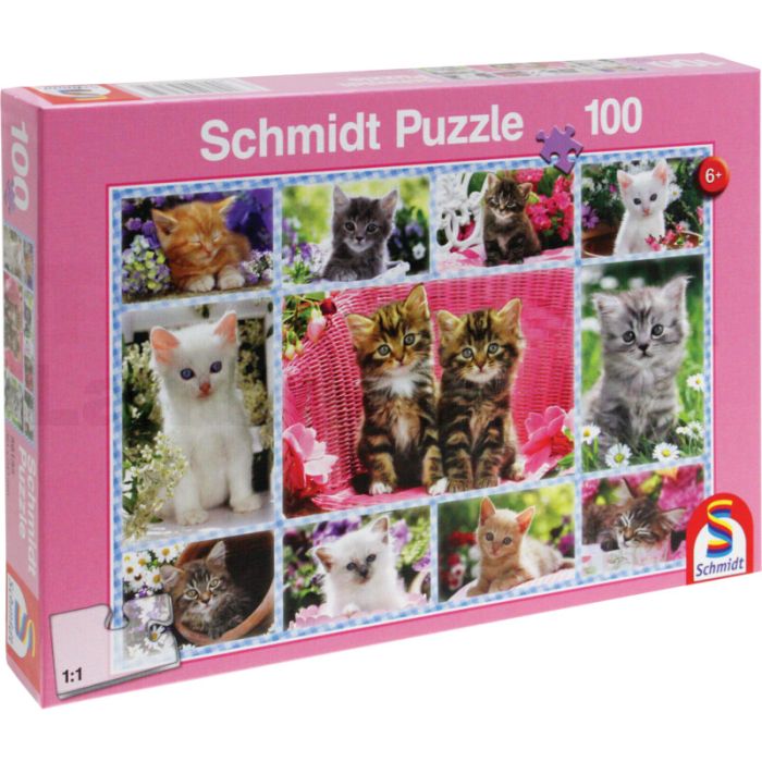 Puzzle, Katzenbabys, 100 Teile Puzzle, Katzenbabys, 100 Teile