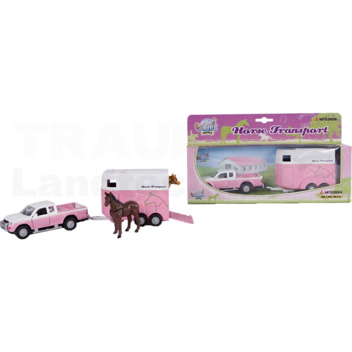 Pickup mit Pferdeanhänger Pickup mit Pferdeanhänger