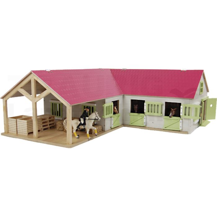 Pferdestall mit 4 Boxen und Waschbox Pferdestall mit 4 Boxen und Waschbox